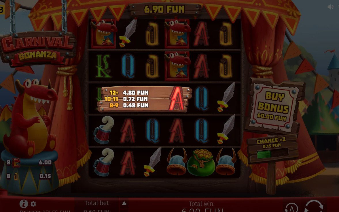 A sealed refill win, totals added before crediting